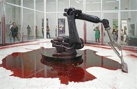 robot leaking hydraulic fluid art dies|Why the Internet Is Feeling Sorry for a Robot: Screaming